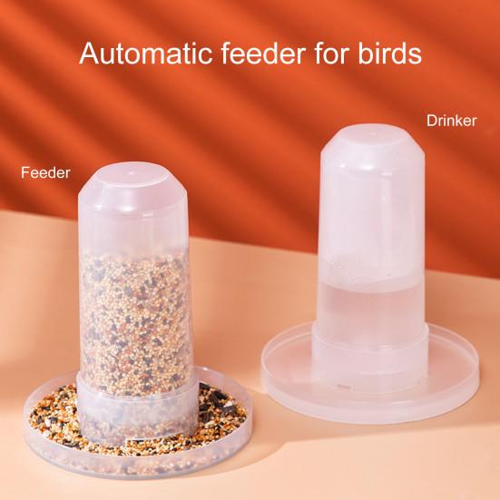 350ml Bird Feeder Convenient Large Capacity Pet Chicken Bird Parrot Food Water Dispenser Pet Supplies