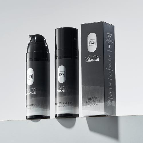 Natural Gray Hair Care Color Change Black Dye Shampoo 200ml