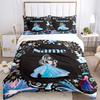 Custom Snow White Garden Bedding 3 Piece Set HD Print Duvet Cover Pillowcases for Teens Adult Bedroom Decoration