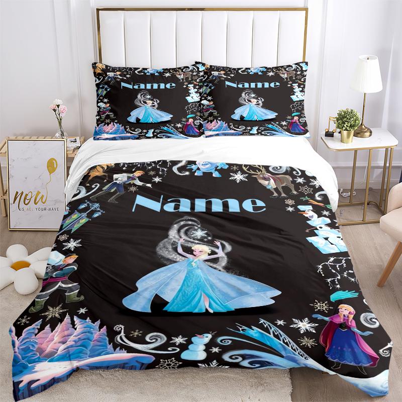 Custom Snow White Garden Bedding 3 Piece Set HD Print Duvet Cover Pillowcases for Teens Adult Bedroom Decoration
