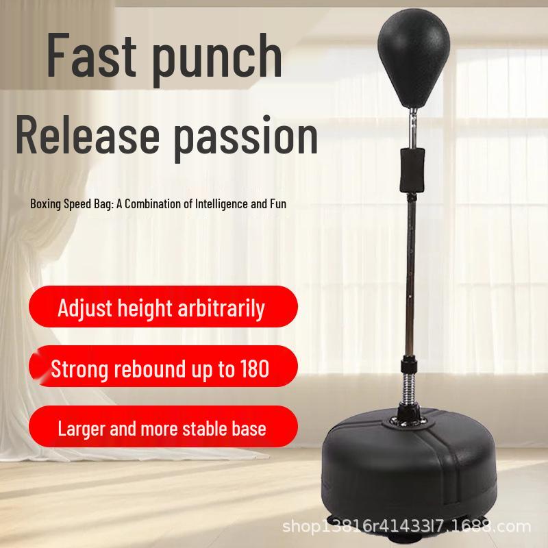 

Boxing Trainer: Speed and Reaction Ball for Children & Adults Standard with Install Kit красный