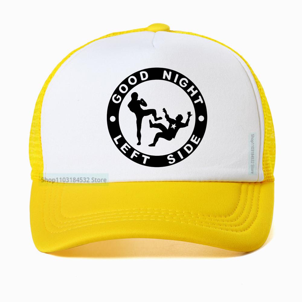 Good Night Left Side Graphic baseball cap Casual Fashion for men women hat Breathable sun hats adjustable mesh snapback hat
