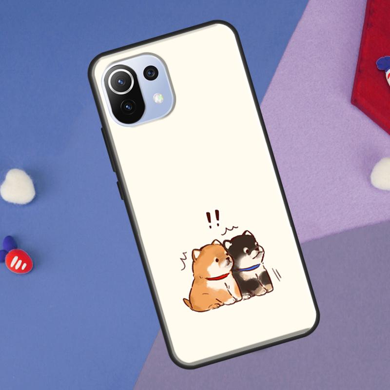 Animal Shiba Inu Dog Cover For Xiaomi 13 14 Ultra 11T 12T 13T 14T Pro POCO X7 Pro X3 X5 F3 F5 F6 M6 X6 Pro Case