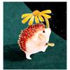 Brooch, cute cartoon, hedgehog brooch, scarf buckle, enamel glaze, drip oil, brooch, daisy brooch