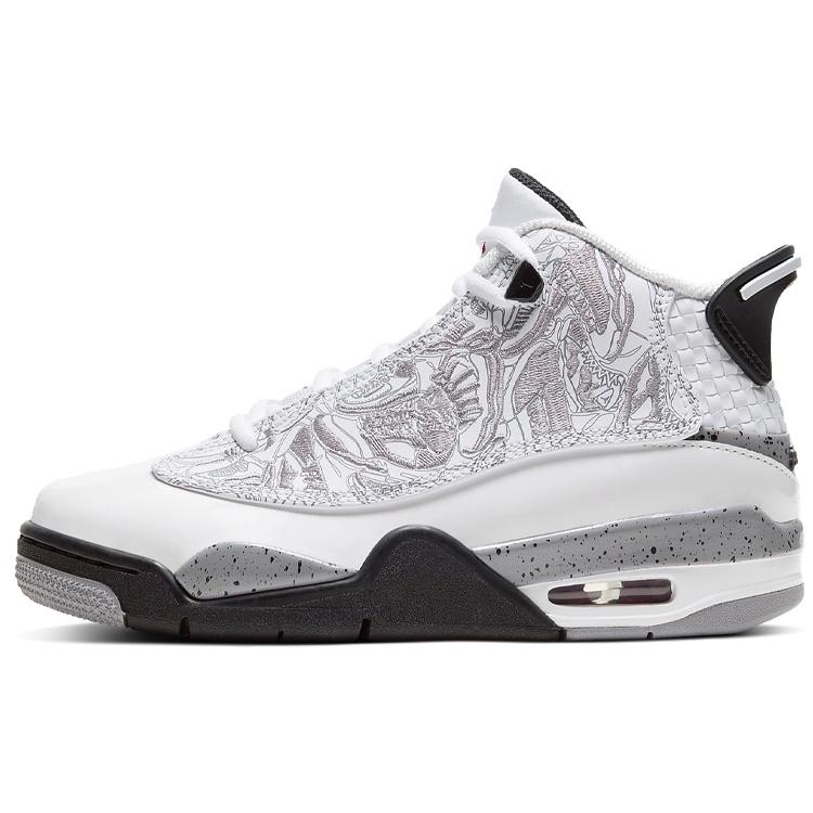 (GS) Air Jordan Dub Zero White Cement Kids 311047-105 EU 35.5