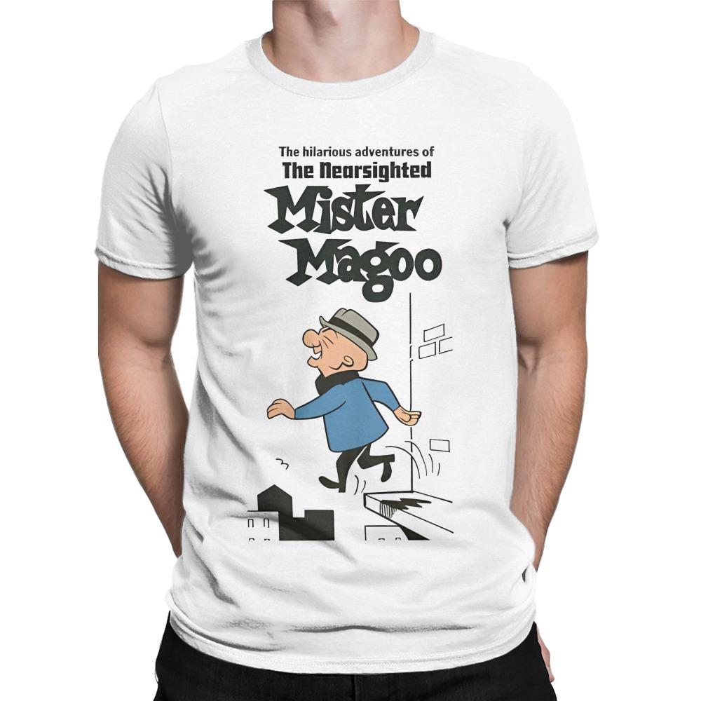 

Летний принт г-н. Футболка Magoo fun из хлопка с короткими рукавами S белый