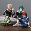 New Anime My Hero Academia Midoriya Izuku Bakugou Katsuki Ochaco Uraraka Anime Figure Decoration Toys Christmas Gifts