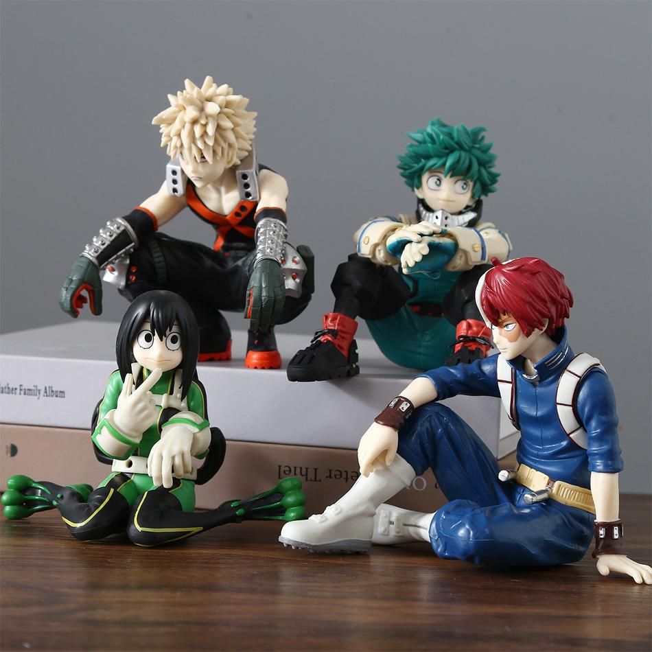 New Anime My Hero Academia Midoriya Izuku Bakugou Katsuki Ochaco Uraraka Anime Figure Decoration Toys Christmas Gifts