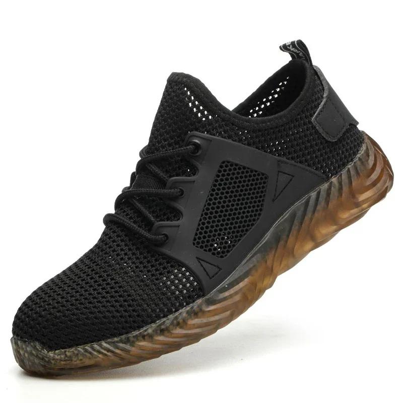 

Неразрушимая рабочая защитная обувь для мужчин со стальным носком, рабочая обувь, кроссовки, непрокалываемые ботинки, мужская обувь, обувь больших размеров 49 50 36