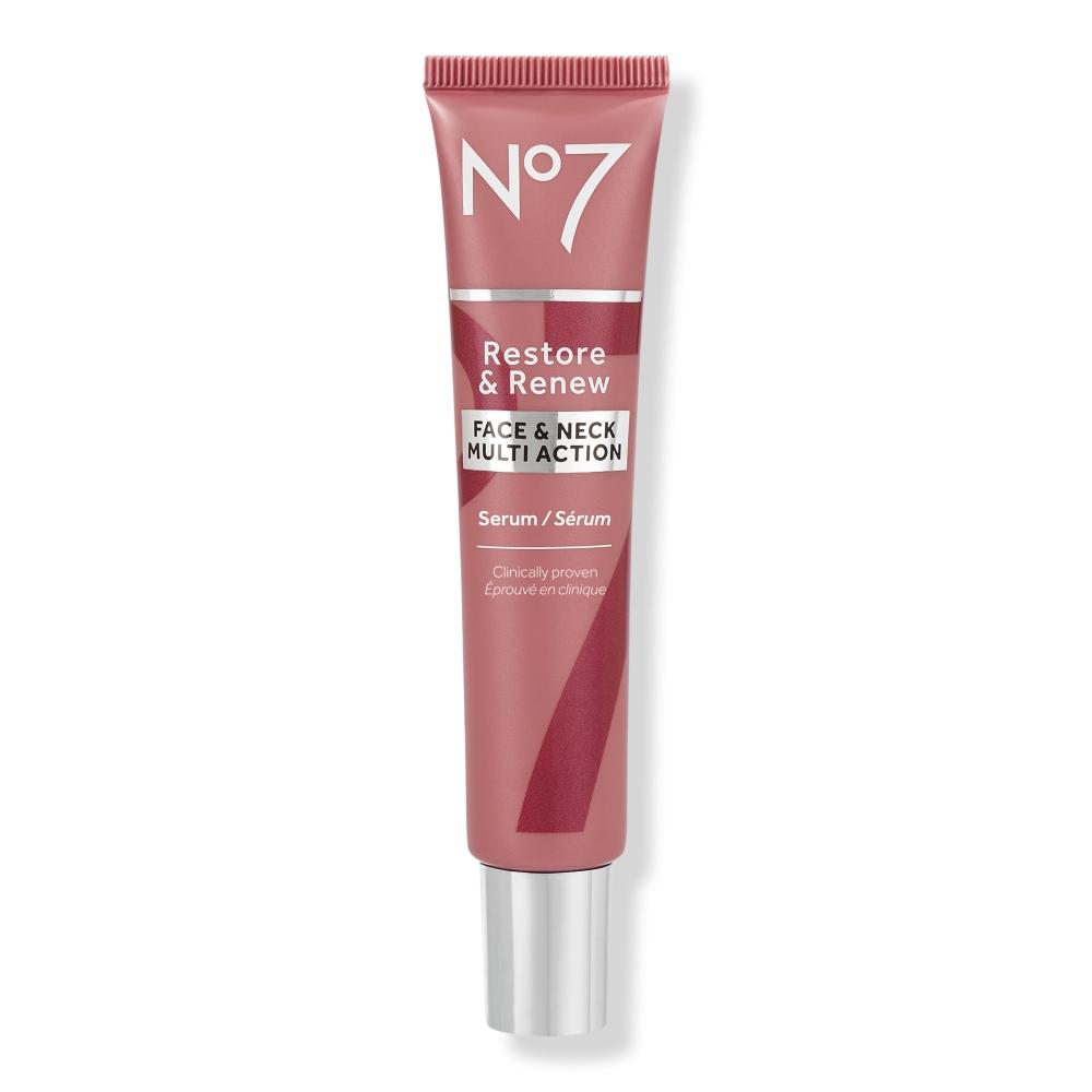 

No7 Restore Renew Многофункциональная сыворотка для лица и шеи, 1,0 унции
