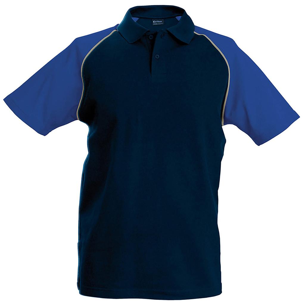 Kariban Polo de béisbol en contraste para hombre