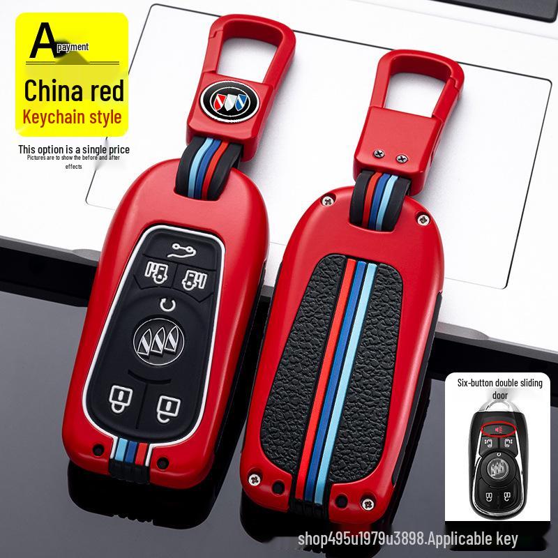 Key Case for Buick: Envision, Encore, Regal, LaCrosse, GL8, Velite 6, Enclave - Protective Shell for Men