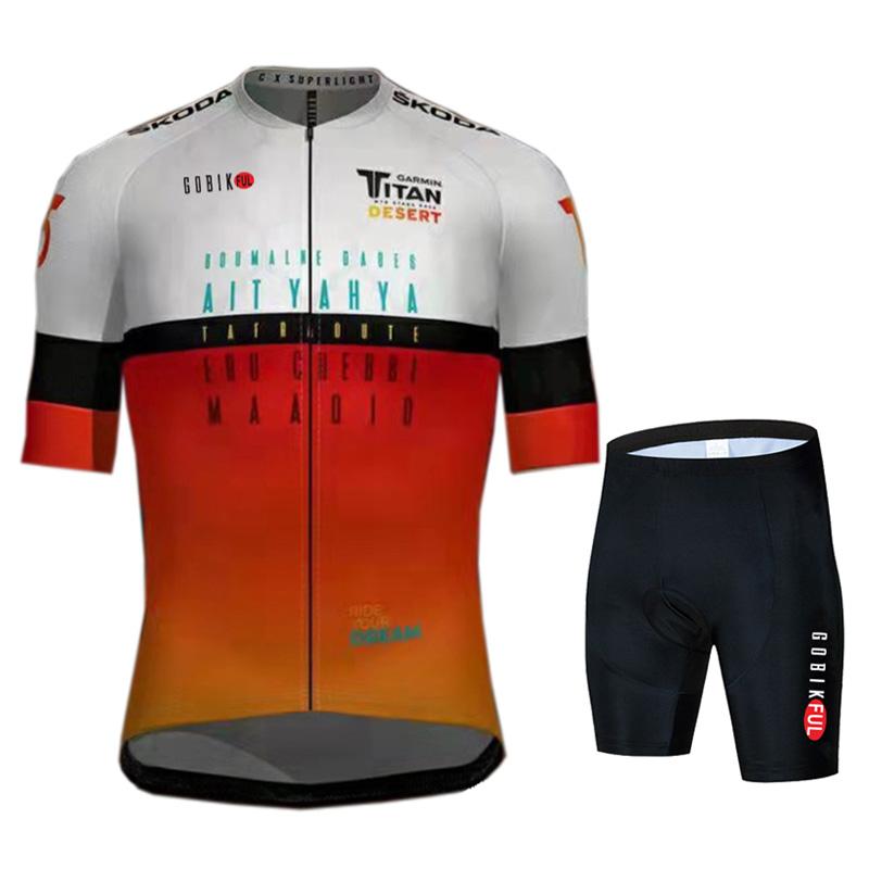 Bike Jersey Set 2026 Team Cycling Clothing Summer Short Sleeve Cycling Suit Men's Top and Bottom Bib Shorts Kit