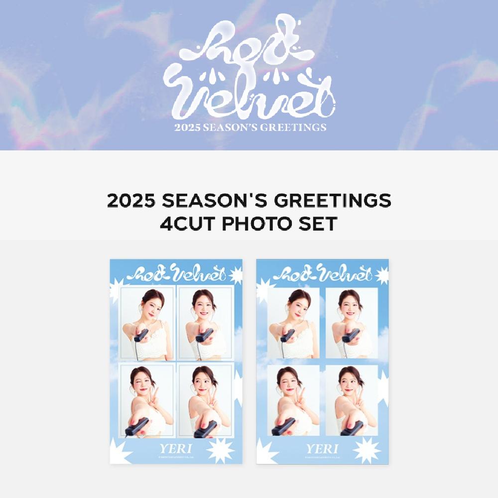 

Предварительный заказ Red Velvet 2025 Сезонные поздравления 4 Cut Фотосет IRENE