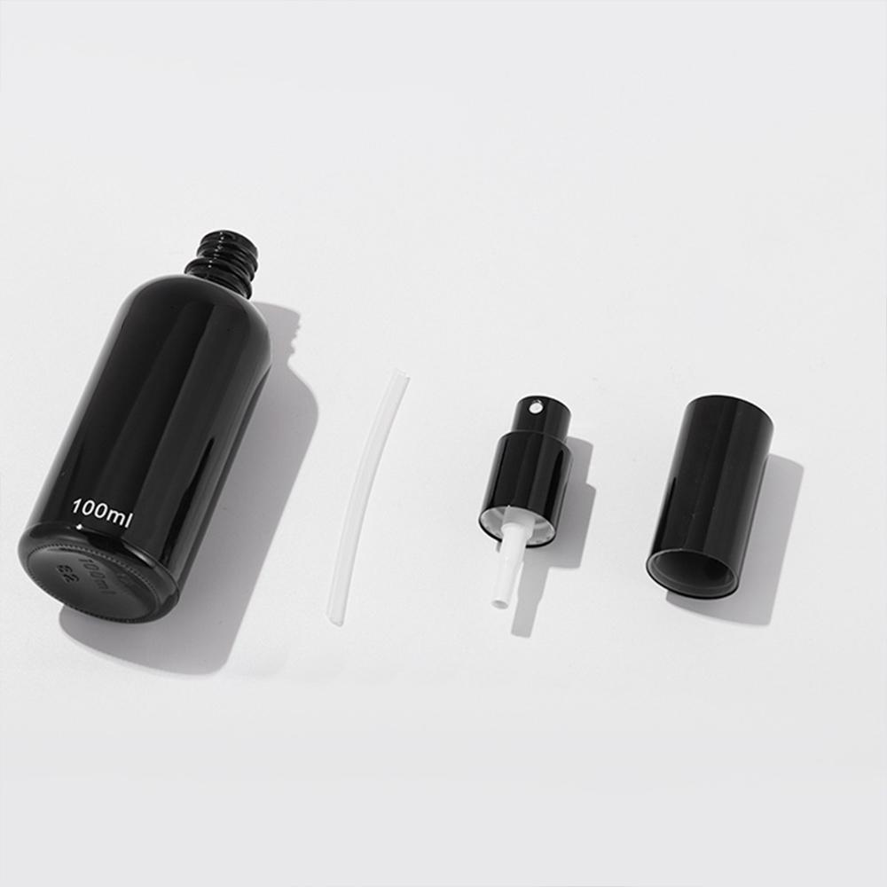 5-100ml Black Spray Oil Bottle Amethyst Spray Bottle 30ml Matte Black Perfume Spray Bottle