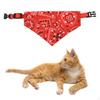 Cute Cat Neck Scarf Bandana Accessories Bibs Washable Neckerchief Pattern Leash for Medium Large
