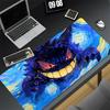 Mouse Pad Gaming Mousepad Rubber P-pokemonS Black Desktop Mat Non-slip PC Laptop G-gengar Gamer Accessories Keyboard Pad Carpet