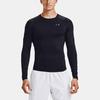 Under Armour Powerful Stretch Training Long Sleeve Compression Shirt Men tops Black 1358233-001