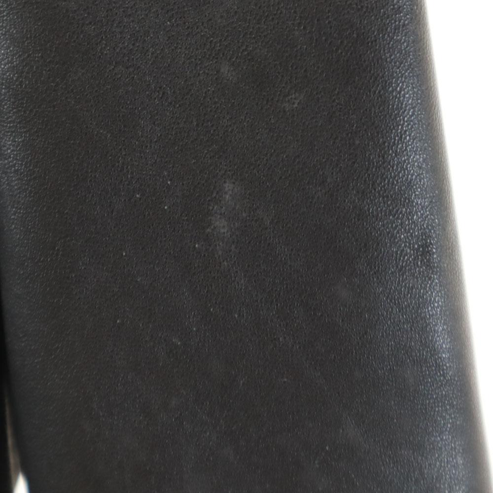 MAX&CO leather jacket 40 black Women Used