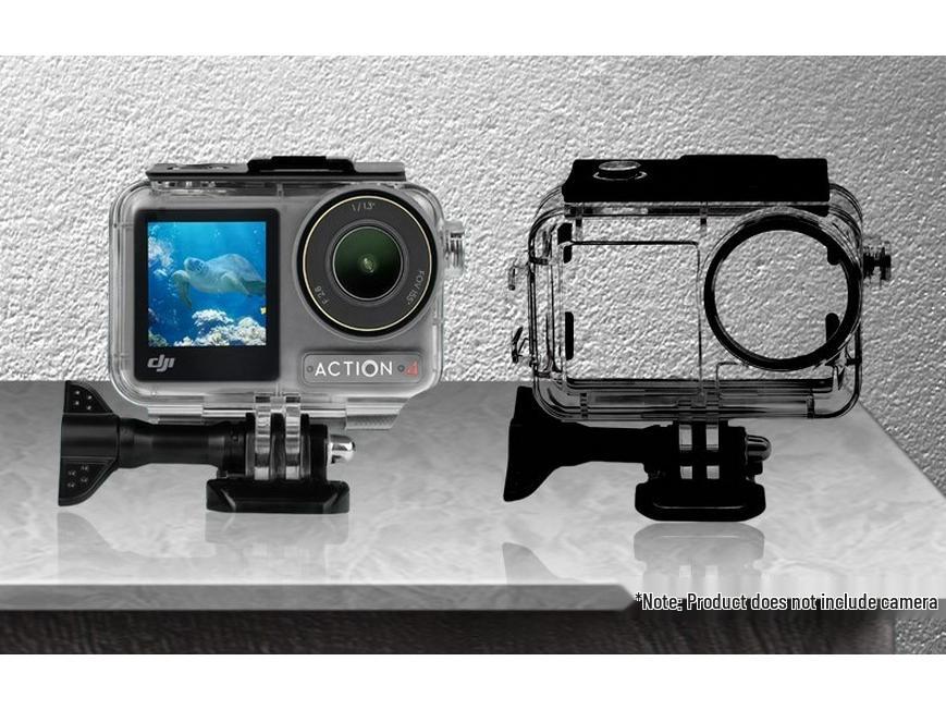 Caixa Estanque para Mergulho DJI Osmo Action 3/4/5 Pro para Câmera Esportiva.