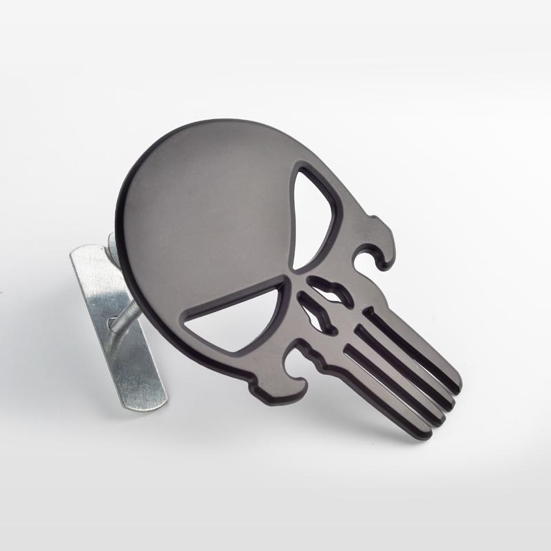 

Car Styling Metal Skull Logo Car Front Grille Emblem Large Badge Sticker For Jeep Grand Cherokee Wrangler Gladiator Patriot