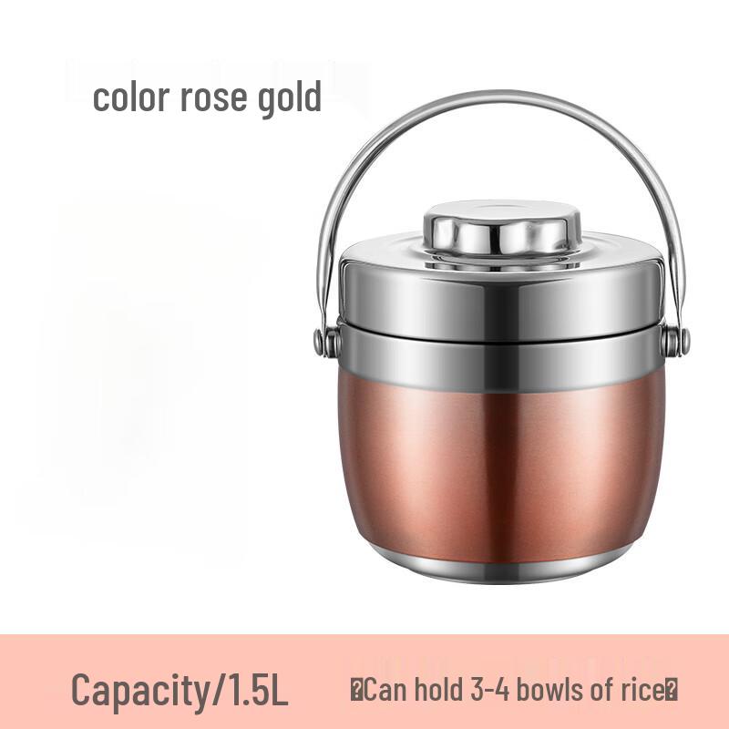 Sweet Elegance 304 Stainless Steel Double Layer Insulated Lunch Box