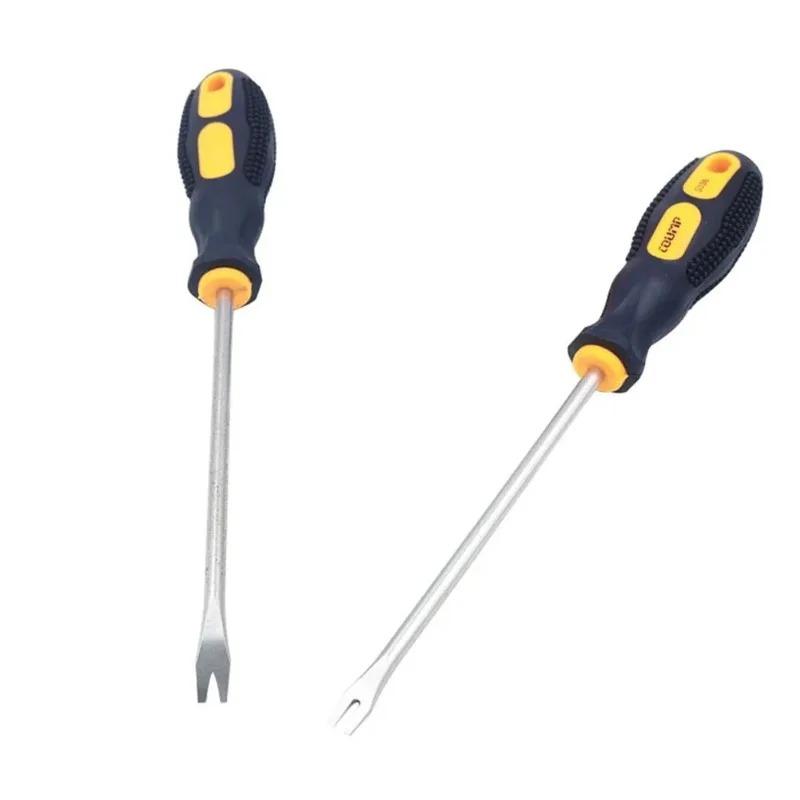 UV Type Screws, Nail Extractor,260mm Nail Lifting Screwdriver, Woodworking Nail Lifting Tool, Tire Nail Lifting Tool