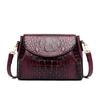 Sac à bandoulière pour femme, nouvelle mode européenne et américaine, motif crocodile, grande capacité, sac à bandoulière pour femme