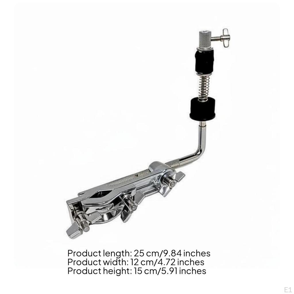 HighHat Extension Clamp Multifunctional Cymbal Rod Adjustable Cowbell