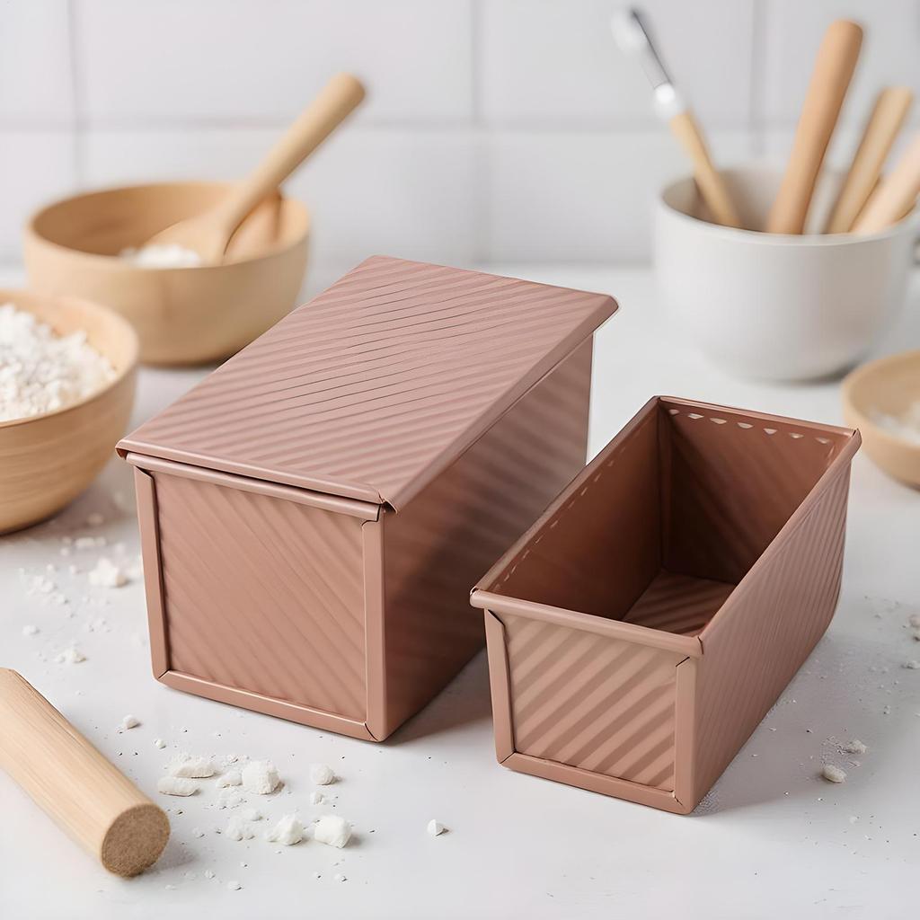 Bread Loaf Pan Non-stick Bread Loaf Pan Heat Resistant Reusable Toast Box Cake Mold For Homemade Desserts Cooking Roasting