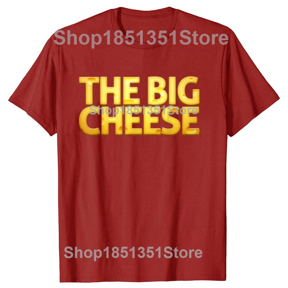 The Big Cheese Funny Birthday Gift For Vegan Fiend Graphic Tshirts Men Womens Fashion Casual Cotton Loose Oversized T Shirt