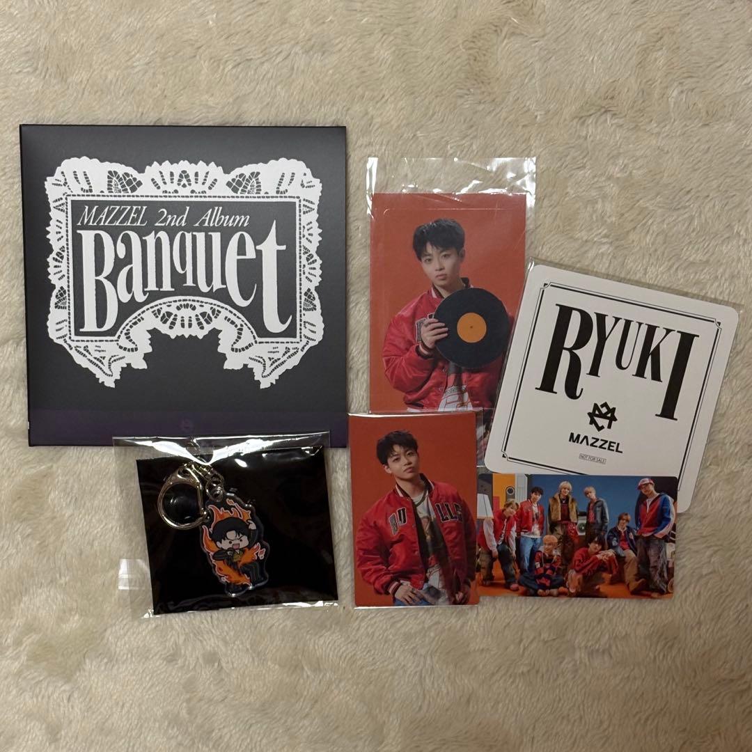 Used MAZZEL Ryuki Album Banquet Random Art Charm