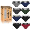 Briefs Umbro For Men, Cotton, Set, Bm206, 8 Pieces