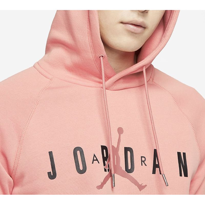 Air Jordan Sport DNA HBR Pattern Hoodie Knit Sweatshirt Men Tops Quartz-Pink CT6293-606