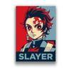 Japanese Anime Demon Slayer Posters And Prints Pictures On The Wall Vintage Poster Decorative Home Decor Tableau