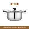 Lechuheli Thickened Stainless Steel Induction Soup Pot