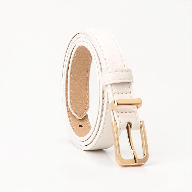 Women's belt New fashion casual belt Women's, versatile high-end simple ins style with jeans belt