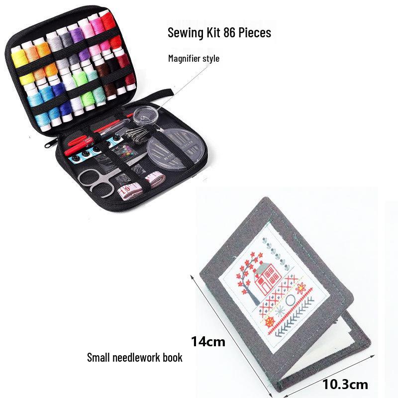Portable Needle and Thread Kit - Home DIY Sewing Tool Set, Household Sewing Box