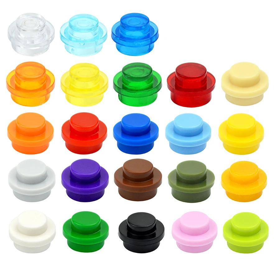 250 ks MOC Skládací dílky 4073 6141 15570 Deska Kulatá 1x1 Bod DIY Stavebnice 1*1 Figurky Lampy Cihličky Hračka pro děti