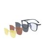 2304 Magnetic Sleeve Glasses For Men And Women Can Be Equipped With Myopia One Mirror Dual-Purpose Polarized Sunglasses Anti-Ultraviolet Sunglasses