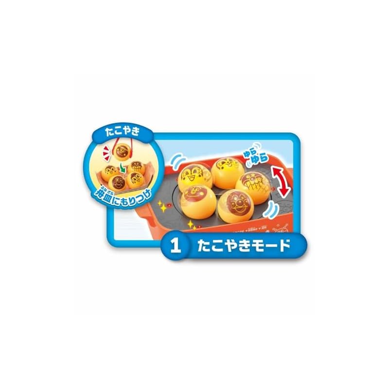 JOYPALETTE Anpanman Yakiniku! Takoyaki! Teppanyaki! 3-Way Talking Hot Plate DX