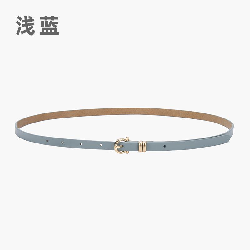 

Четыре сезона в наличии ремень женские тонкие шорты Ins модные кожаные узкие брюки ремень вестерн брюки высокая талия мягкий черный маленький ремень 105cm