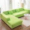 1 шт., однотонные чехлы для дивана для гостиной, эластичные L-образные угловые чехлы для диванов, чехлы для стульев, защита для мебели, домашний декор