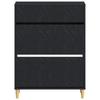 Shoe Cabinet DELFT 78 X 24 X 103 Cm Engineered Wood Black