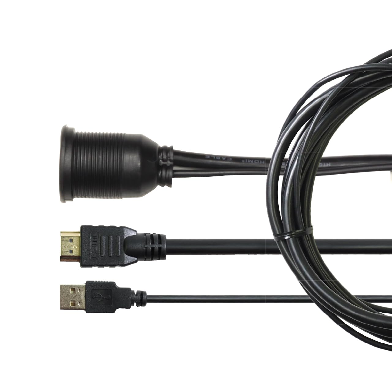 

Удлинительный кабель BeatSonic USB18 для Превращает запасное отверстие для переключателя в входной порт для Совместим с автомобильными разъемами типа A на задней панели вашего