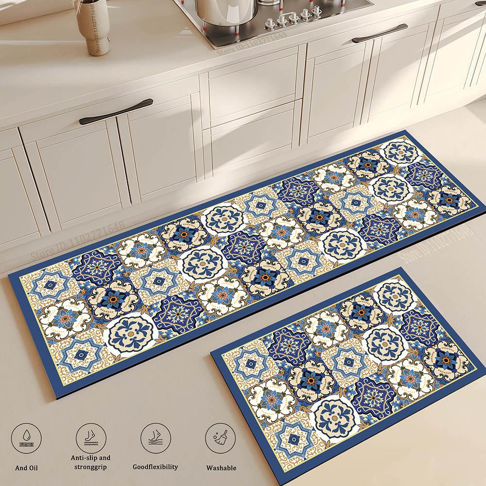 Gorgeous Pattern Non-Slip Kitchen Entrance Doormat Home Decor Carpet Living Room High Quality Mat Absorbent Large Washable Rug
