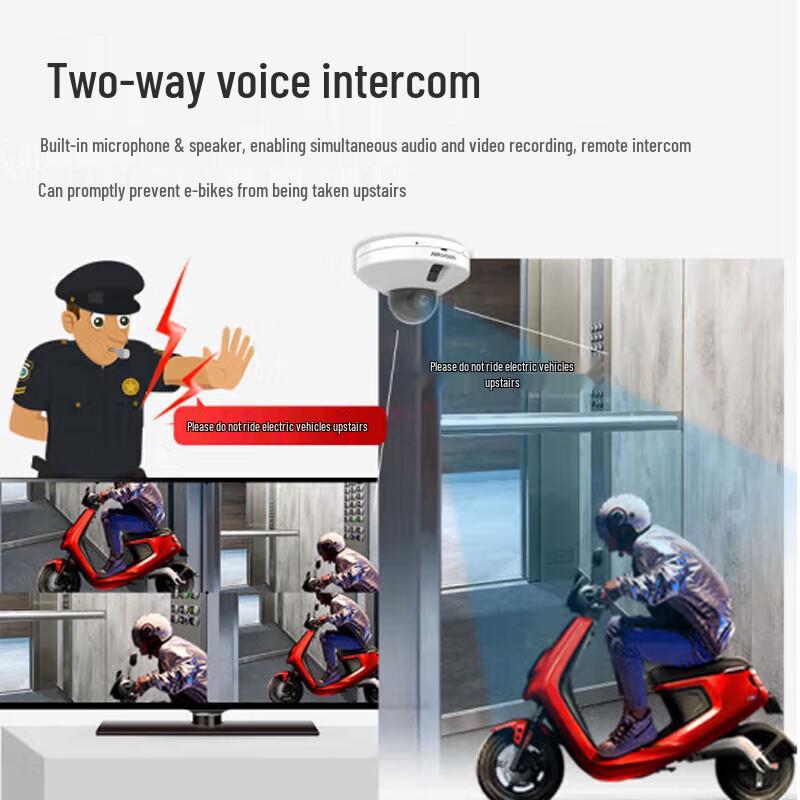 Hikvision 2MP IK08 Anti-Vandal Elevator IP Camera with Voice Intercom PoE