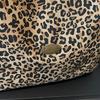 Borsa Tote Double-Face Stampa Leopardo Borsa a Spalla da Donna Borsa di Grande Capacità