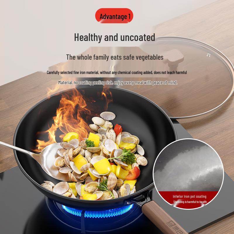 KOBACH 32CM Fine Iron Wok