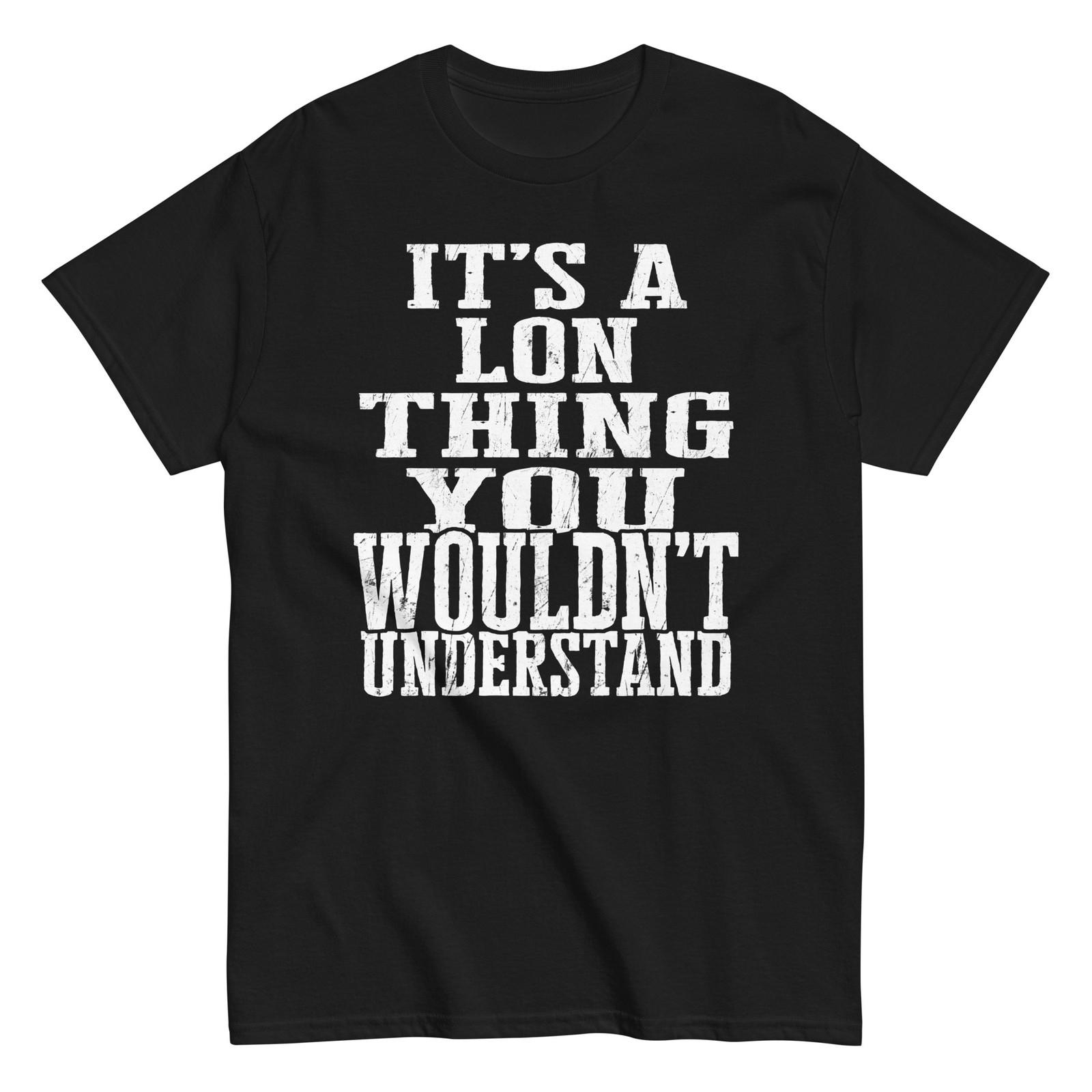 Its a Lon Thing Family Reunion First Last Squad Name T Shirt S разноцветный
